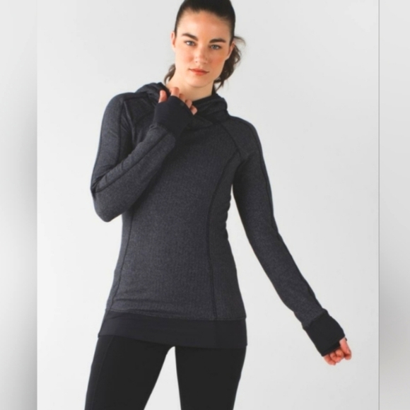 Lululemon Slim Cut Think Fast Hoodie Pullover - Picture 3 of 9